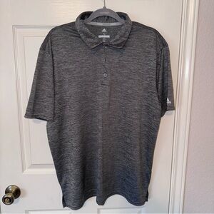 NWOT Men’s Adidas Polo Shirt XL Gray Golf Golfer Casual Mens